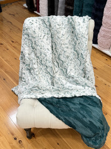  Minky Spruce w/Spruce 57" X 74"